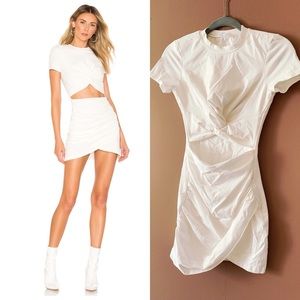 Superdown “Maureen Jersey Mini Dress” in White - from REVOLVE - Size XXS